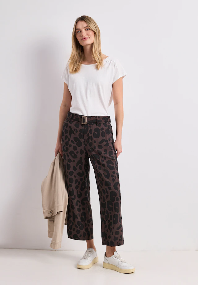 STREET ONE Stoffhose mit Wide Legs