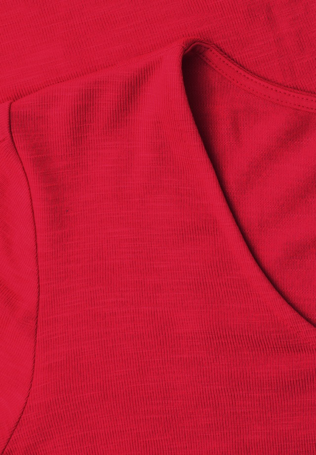 STREET ONE T-Shirt mit Knotendetail am Saum