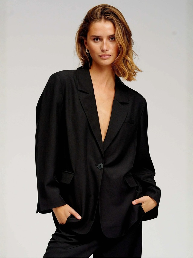 TeeShoppen Kurzblazer »TEESHOPPEN Blazers Oversized«