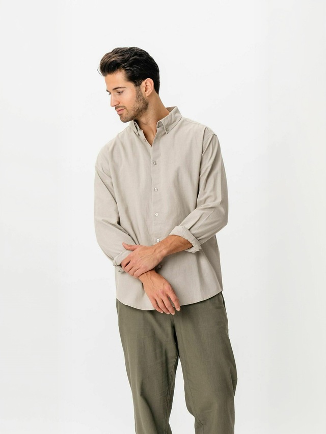 TeeShoppen Langarmhemd »TEESHOPPEN Shirt Linen Blend«