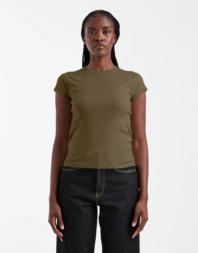 TOPSHOP Rundhalsshirt »TSEVERYDAY SS TOP JRS NOOS« Baumwolle, regular fit
