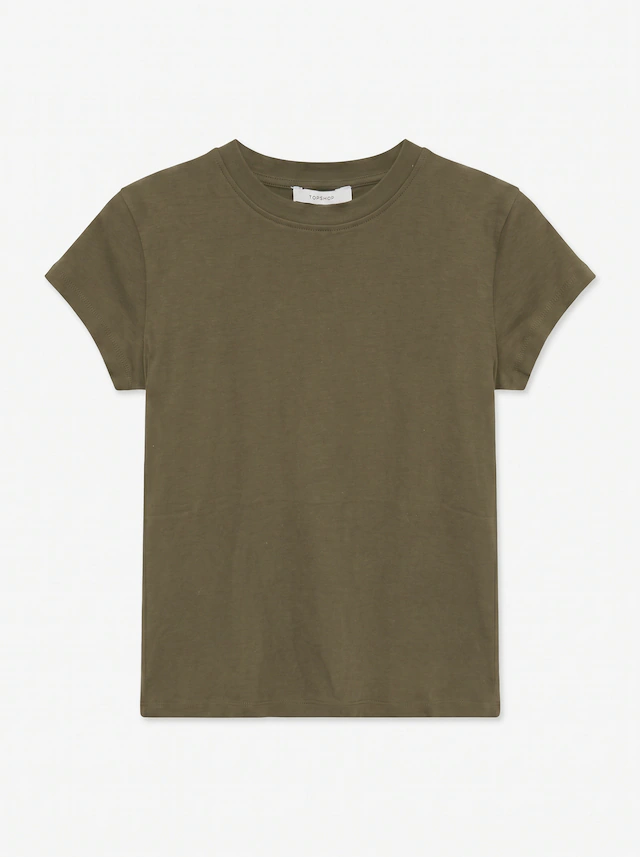 TOPSHOP Rundhalsshirt »TSEVERYDAY SS TOP JRS NOOS« Baumwolle, regular fit