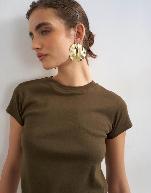 TOPSHOP Rundhalsshirt »TSEVERYDAY SS TOP JRS NOOS« Baumwolle, regular fit