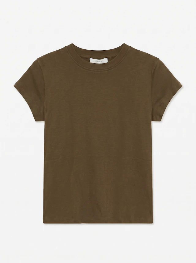 TOPSHOP Rundhalsshirt »TSEVERYDAY SS TOP JRS NOOS« Baumwolle, regular fit