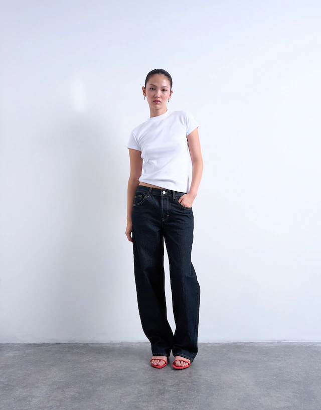 TOPSHOP Rundhalsshirt »TSEVERYDAY SS TOP JRS NOOS« Baumwolle, regular fit
