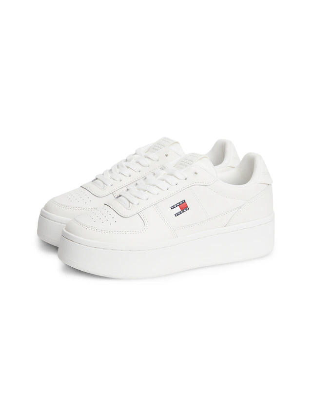 Tommy Jeans Plateausneaker »ARCHIVE '98 MAX« Freizeitschuh, Halbschuh, Schnürer, seitliche Logoflag