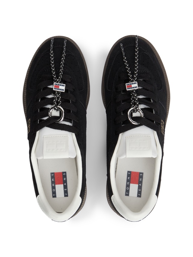 Tommy Jeans Plateausneaker »THE GREENWICH EDGE MAX« Freizeitschuh, Halbschuh, Schnürer mit Besatz an der Ferse
