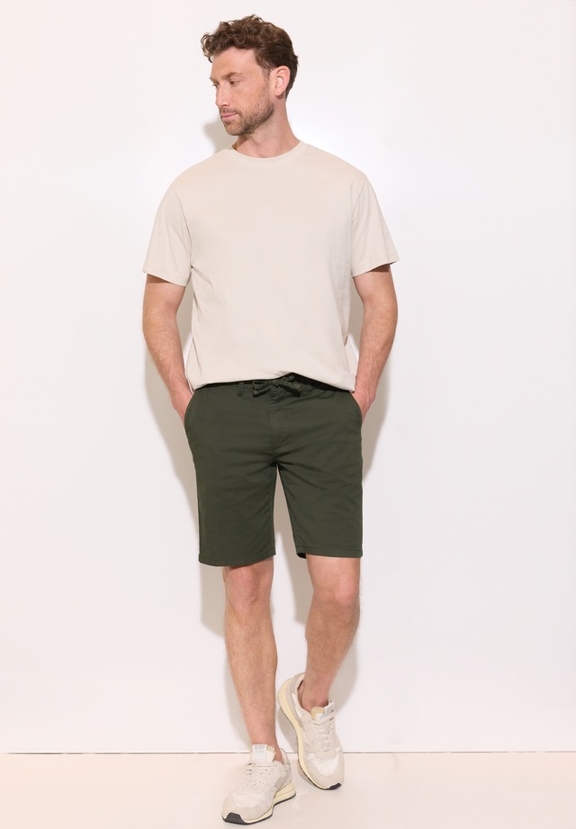STREET ONE MEN Shorts Elastikbund mit Tunnelzug
