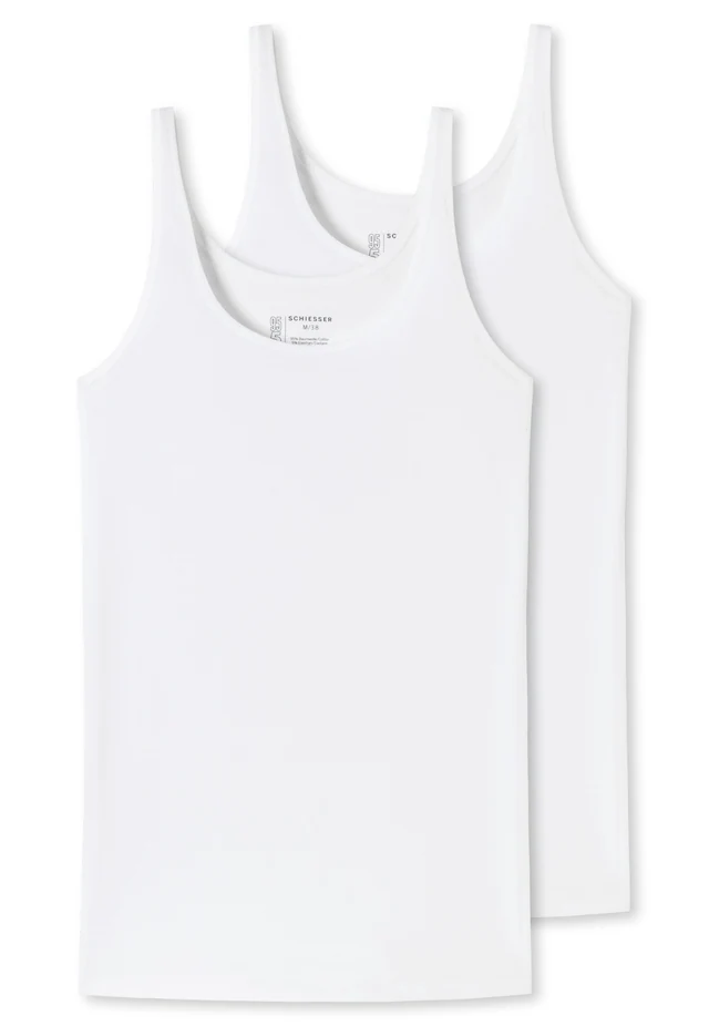 Schiesser Unterhemd »95/5« 2er-Pack, mit elastischer Single-Jersey-Qualität
