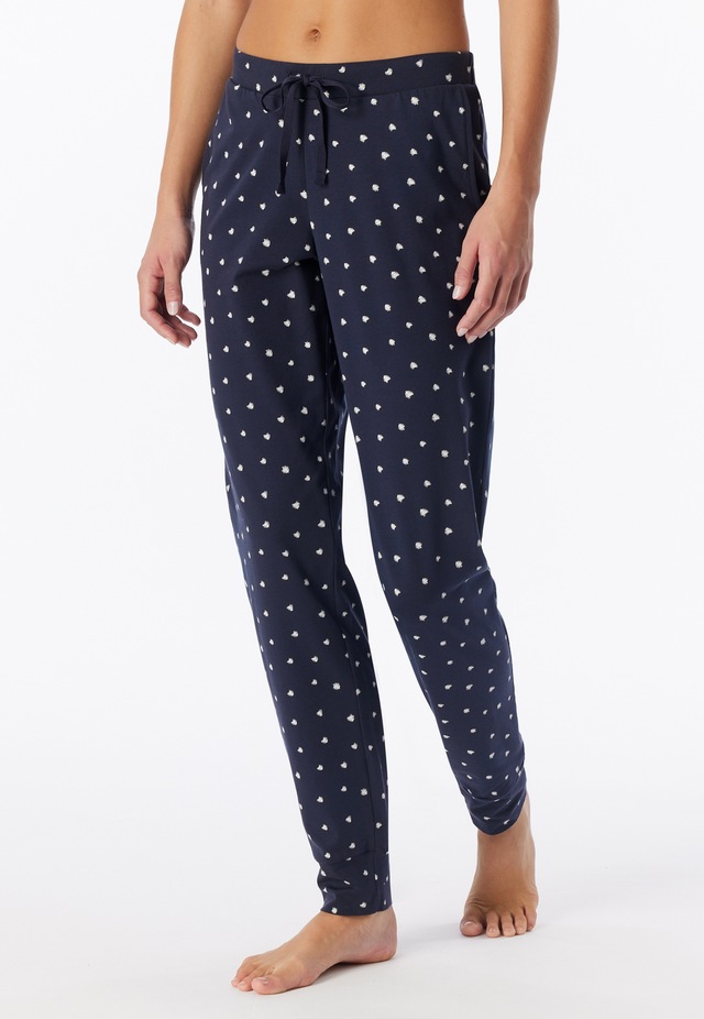 Schiesser Pyjamahose »Mix + Relax« Cotton-Mix, Gummizug, Bindeband, seitliche Taschen