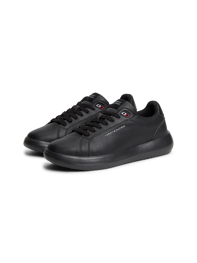 Tommy Hilfiger Sneaker »LIGHT CHUNKY LEATHER SNEAKER« Freizeitschuh, Halbschuh, Schnürer mit TH-Logoprägung