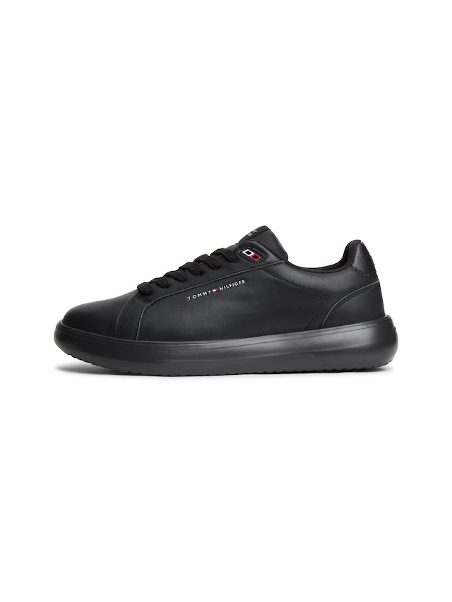 Tommy Hilfiger Sneaker »LIGHT CHUNKY LEATHER SNEAKER« Freizeitschuh, Halbschuh, Schnürer mit TH-Logoprägung
