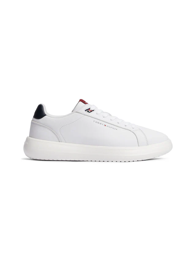 Tommy Hilfiger Sneaker »LIGHT CHUNKY LEATHER SNEAKER« Freizeitschuh, Halbschuh, Schnürer mit TH-Logoprägung