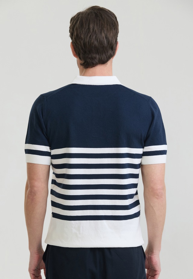 Felix Hardy Poloshirt »Gestreiftes Strick-Poloshirt Kurzarm«
