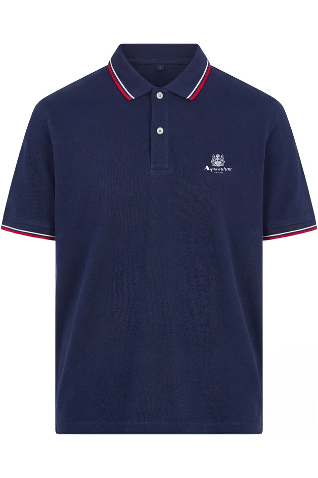 Aquascutum Active Poloshirt »ACTIVE COTTON POLO Herren« Poloshirt Herren, leichtes Kurzarmshirt, Polohemd, Outdoor, Sale
