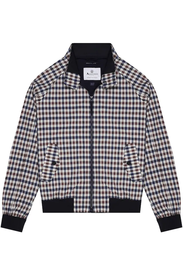 Aquascutum Active Wolljacke »STRETCH HARRINGTON Herren« ohne Kapuze Blousonjacke Herren, leichte Jacke, Sportjacke, Wetterjacke, Sale