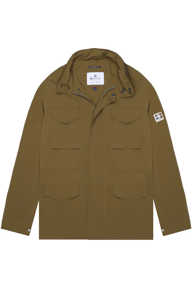 Aquascutum Active Wolljacke »STRETCH M-65 Herren« ohne Kapuze Parkajacke Herren, leichte Jacke, Wetterjacke, Outdoor, Sale