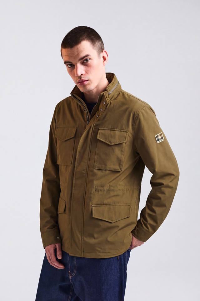 Aquascutum Active Wolljacke »STRETCH M-65 Herren« ohne Kapuze Parkajacke Herren, leichte Jacke, Wetterjacke, Outdoor, Sale