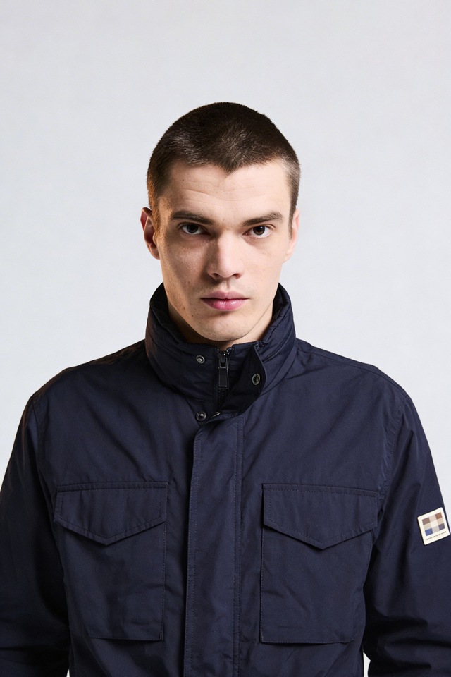Aquascutum Active Wolljacke »STRETCH M-65 Herren« ohne Kapuze Parkajacke Herren, leichte Jacke, Wetterjacke, Outdoor, Sale