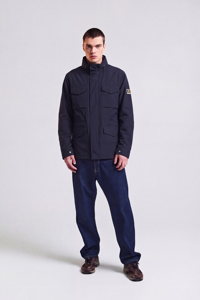 Aquascutum Active Wolljacke »STRETCH M-65 Herren« ohne Kapuze Parkajacke Herren, leichte Jacke, Wetterjacke, Outdoor, Sale