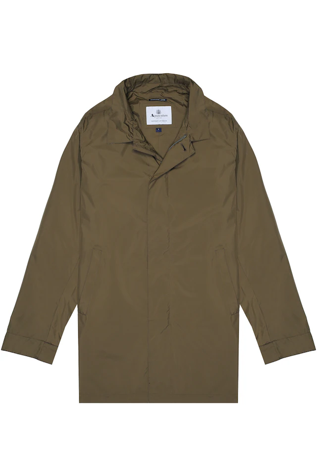 Aquascutum Active Parka »RLG PACKABLE TRENCHCOAT Herren« mit Kapuze Regenmantel Herren, leichte Jacke, Übergangsjacke, Outdoor, Sale