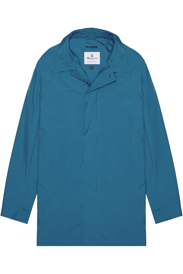 Aquascutum Active Parka »RLG PACKABLE TRENCHCOAT Herren« mit Kapuze Regenmantel Herren, leichte Jacke, Übergangsjacke, Outdoor, Sale
