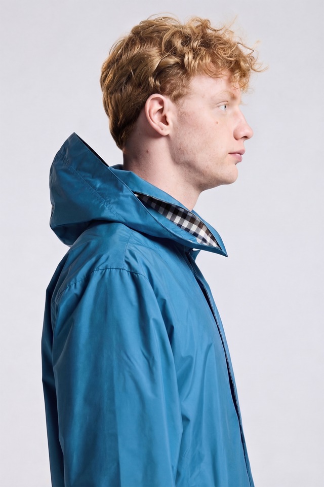 Aquascutum Active Parka »RLG PACKABLE TRENCHCOAT Herren« mit Kapuze Regenmantel Herren, leichte Jacke, Übergangsjacke, Outdoor, Sale