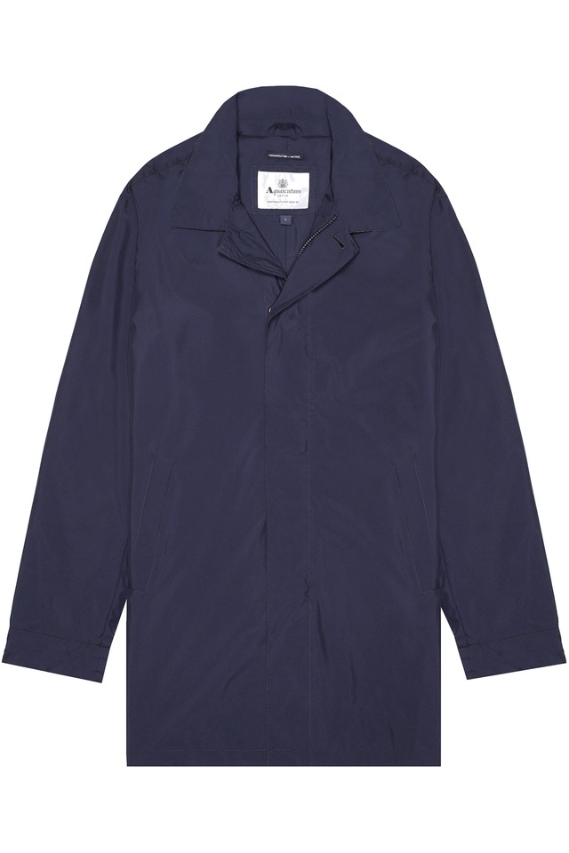 Aquascutum Active Parka »RLG PACKABLE TRENCHCOAT Herren« mit Kapuze Regenmantel Herren, leichte Jacke, Übergangsjacke, Outdoor, Sale