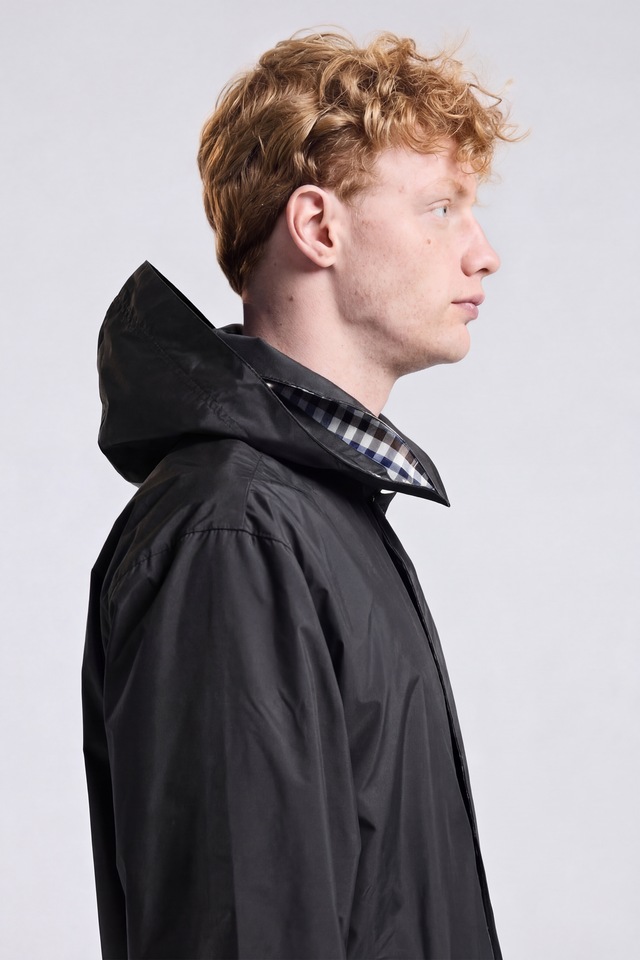 Aquascutum Active Parka »RLG PACKABLE TRENCHCOAT Herren« mit Kapuze Regenmantel Herren, leichte Jacke, Übergangsjacke, Outdoor, Sale