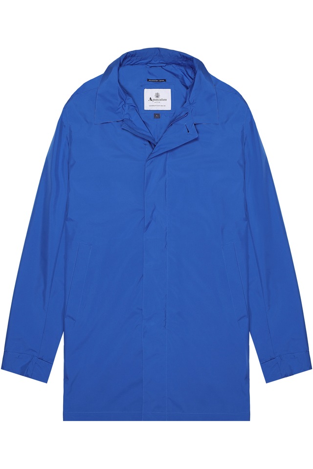 Aquascutum Active Parka »RLG PACKABLE TRENCHCOAT Herren« mit Kapuze Regenmantel Herren, leichte Jacke, Übergangsjacke, Outdoor, Sale