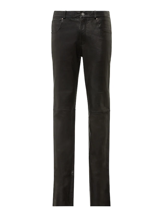 RICANO 5-Pocket-Hose »Lederhose Trant Pant« Handgefertigt aus echtem Leder