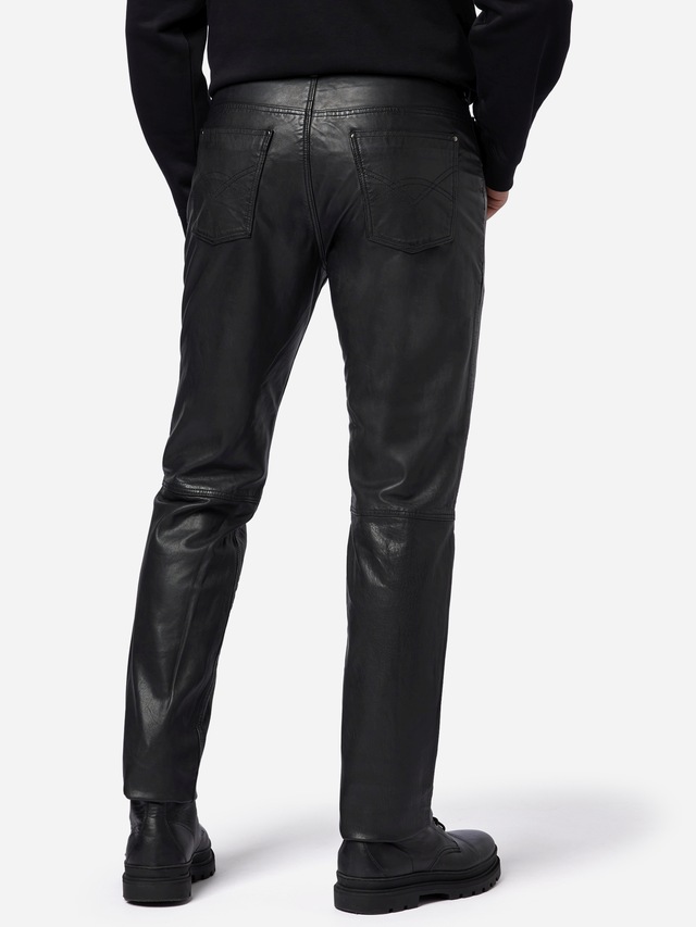 RICANO 5-Pocket-Hose »Lederhose Trant Pant« Handgefertigt aus echtem Leder