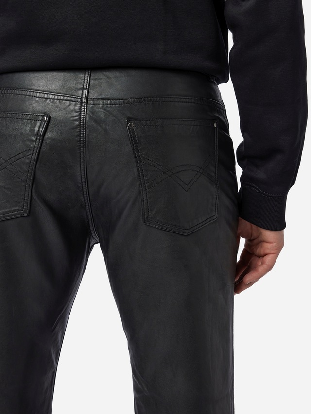 RICANO 5-Pocket-Hose »Lederhose Trant Pant« Handgefertigt aus echtem Leder