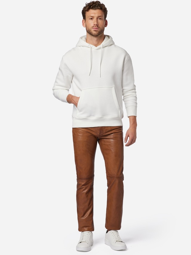 RICANO 5-Pocket-Hose »Lederhose Trant Pant« Handgefertigt aus echtem Leder