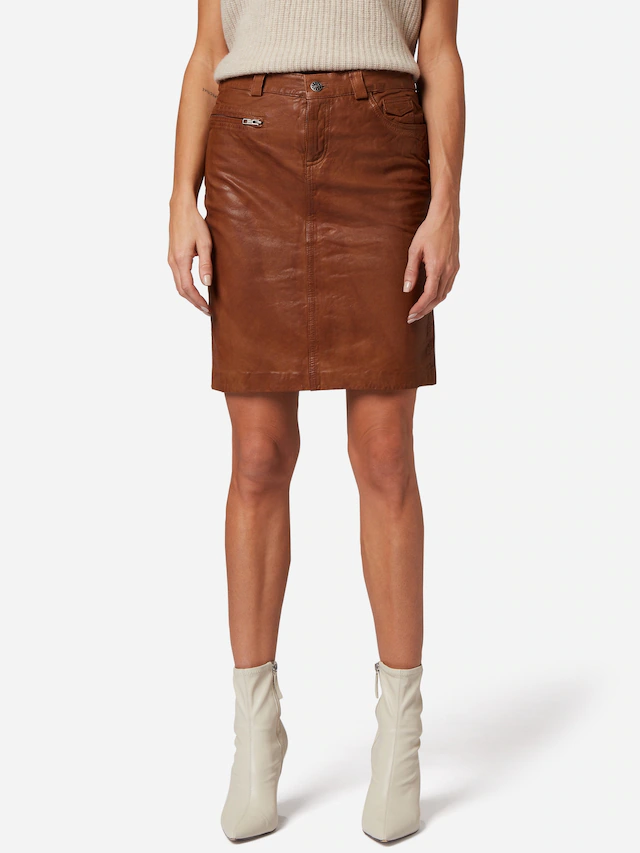 RICANO Bleistiftrock »Lederrock 0132 Skirt« Handgefertigt aus echtem Leder