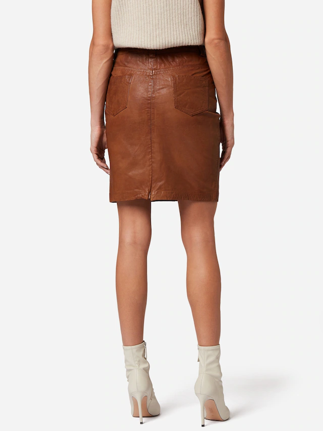 RICANO Bleistiftrock »Lederrock 0132 Skirt« Handgefertigt aus echtem Leder