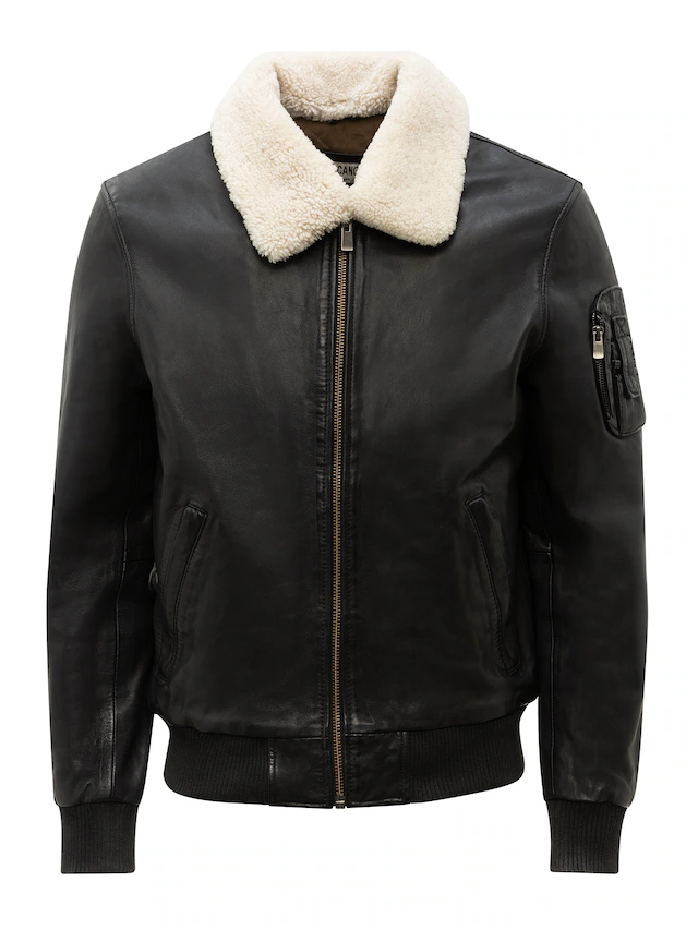RICANO Bomberjacke »Lederjacke M-Bomber« Handgefertigt aus echtem Leder
