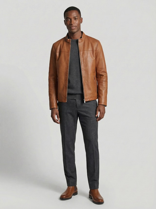RICANO Blouson »Lederjacke Tomaso« Handgefertigt aus echtem Leder