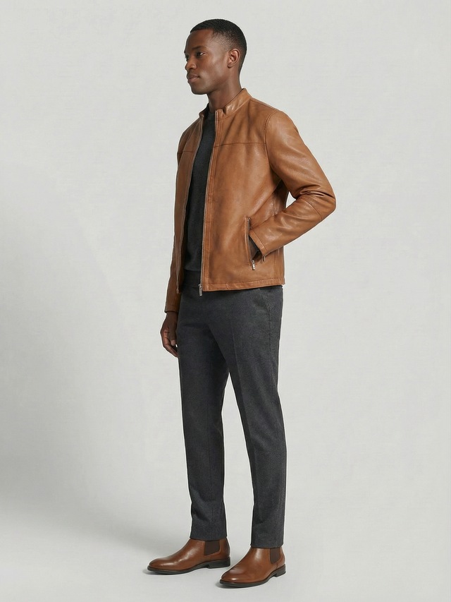 RICANO Blouson »Lederjacke Tomaso« Handgefertigt aus echtem Leder