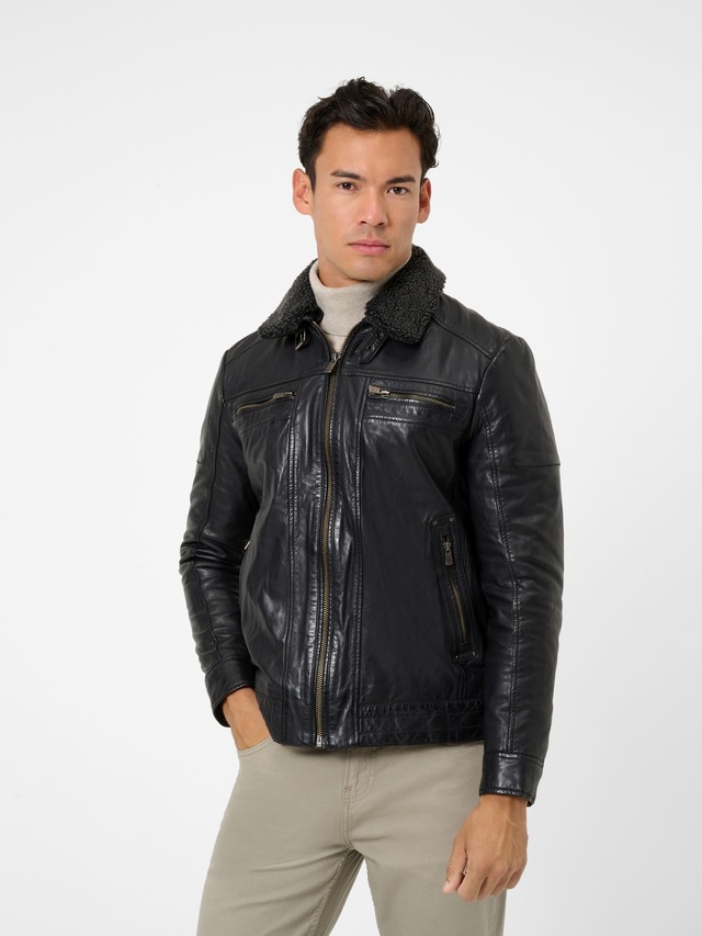 RICANO Lederjacke »Lederjacke Dino« Handgefertigt aus echtem Leder