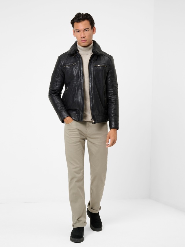 RICANO Lederjacke »Lederjacke Dino« Handgefertigt aus echtem Leder
