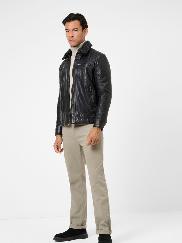 RICANO Lederjacke »Lederjacke Dino« Handgefertigt aus echtem Leder