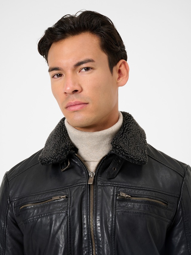 RICANO Lederjacke »Lederjacke Dino« Handgefertigt aus echtem Leder