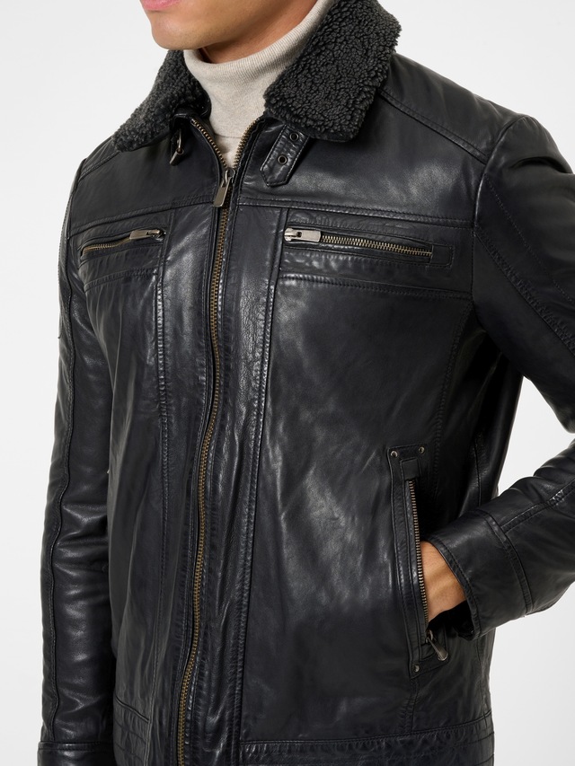 RICANO Lederjacke »Lederjacke Dino« Handgefertigt aus echtem Leder