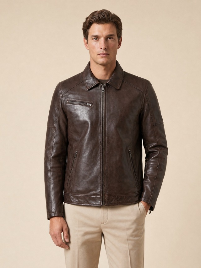 RICANO Lederjacke »Lederjacke Claude« Handgefertigt aus echtem Leder