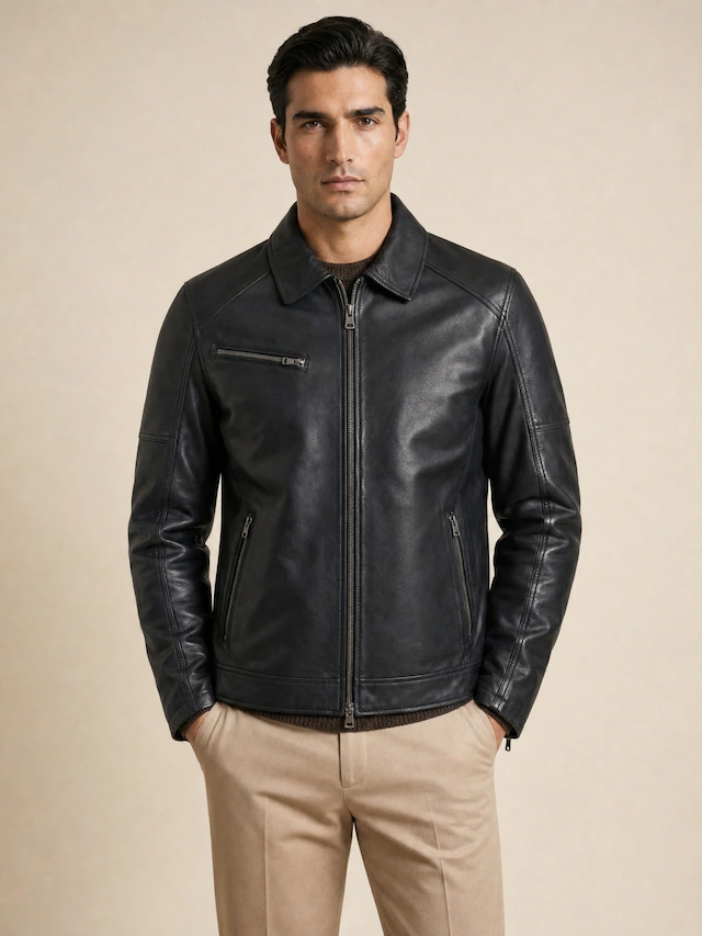 RICANO Lederjacke »Lederjacke Claude« Handgefertigt aus echtem Leder