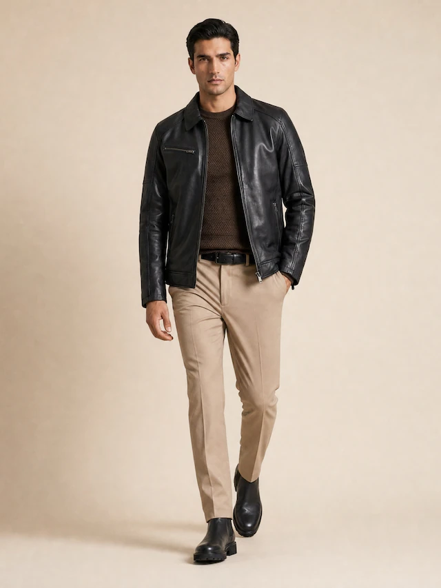 RICANO Lederjacke »Lederjacke Claude« Handgefertigt aus echtem Leder