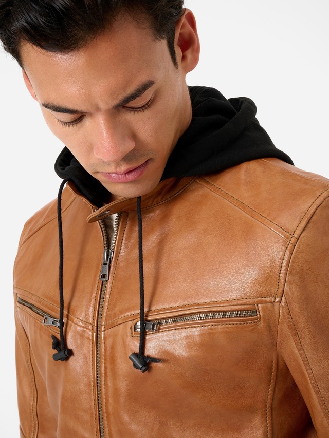 RICANO Lederjacke »Lederjacke Fabio« Handgefertigt aus echtem Leder
