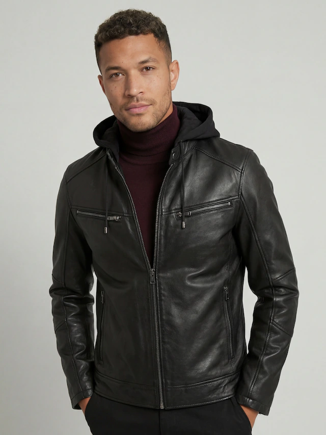 RICANO Lederjacke »Lederjacke Fabio« Handgefertigt aus echtem Leder