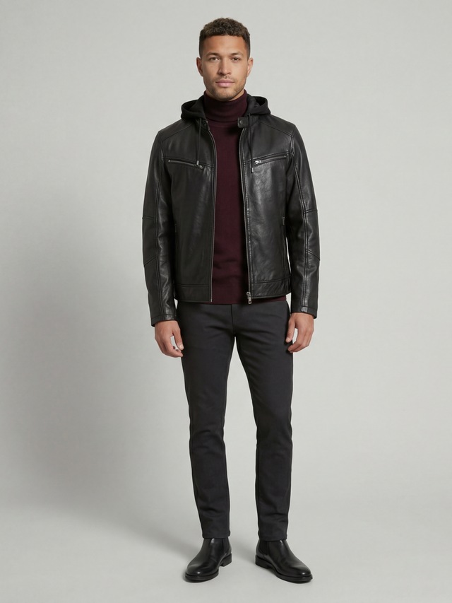 RICANO Lederjacke »Lederjacke Fabio« Handgefertigt aus echtem Leder